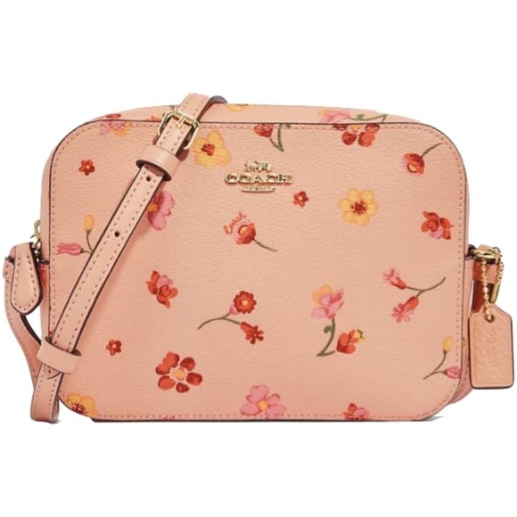 Coach pink floral camera bag crossbody - Picture 2 of 7